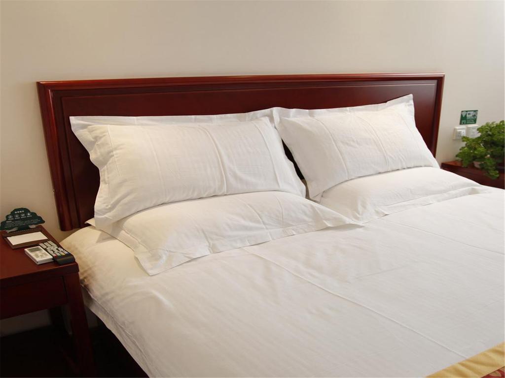 Greentree Inn Shanghai Dongming Road Subway Station Express Hotel מראה חיצוני תמונה
